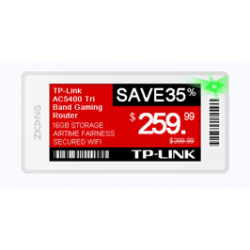 Etiquetas electrónicas 2,66"