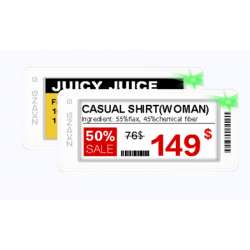 Etiquetas electrónicas 2,9"